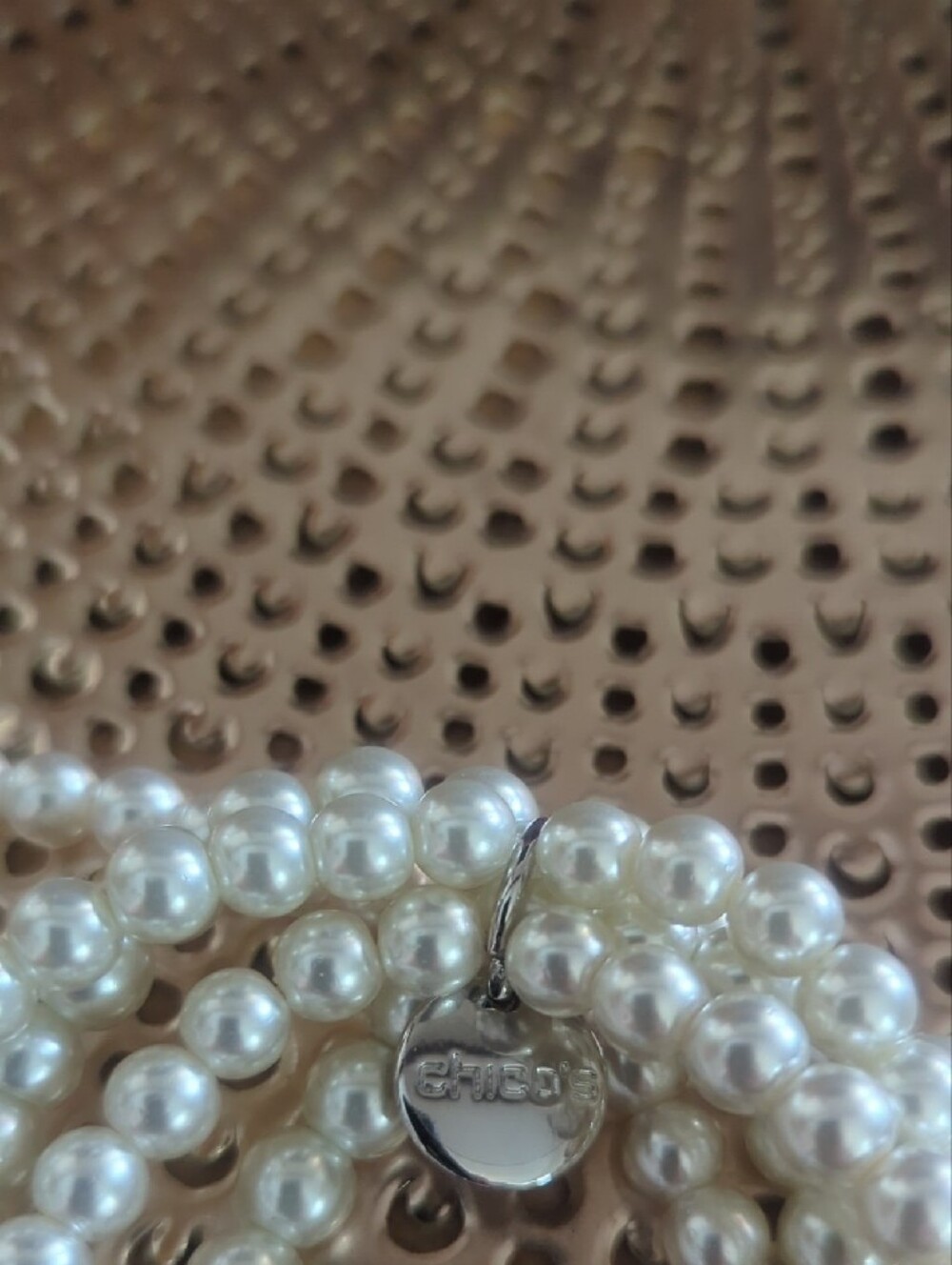 Chico's Silver-Tone & Pearl Multi-Strand Bracelet - Picture 2 of 5